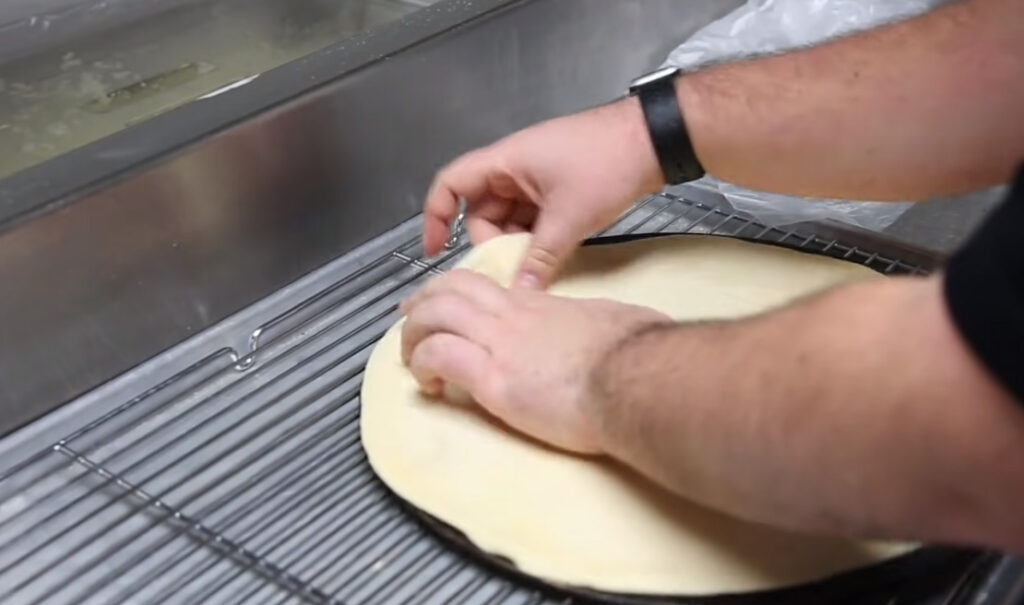 Making Chuck e Cheese Pizza dough