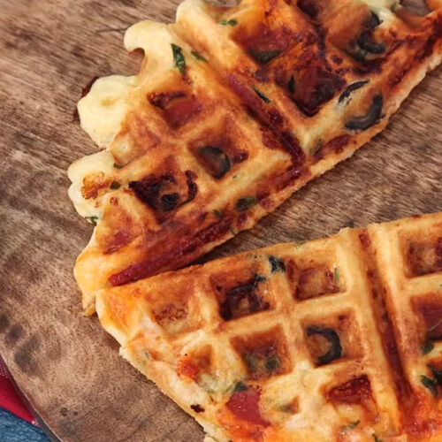 Pizza Waffles Recipe