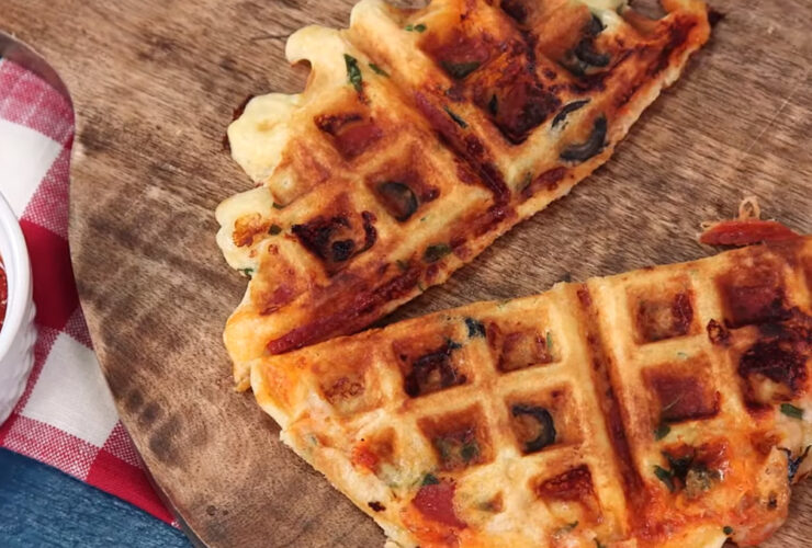 Pizza Waffles Recipe