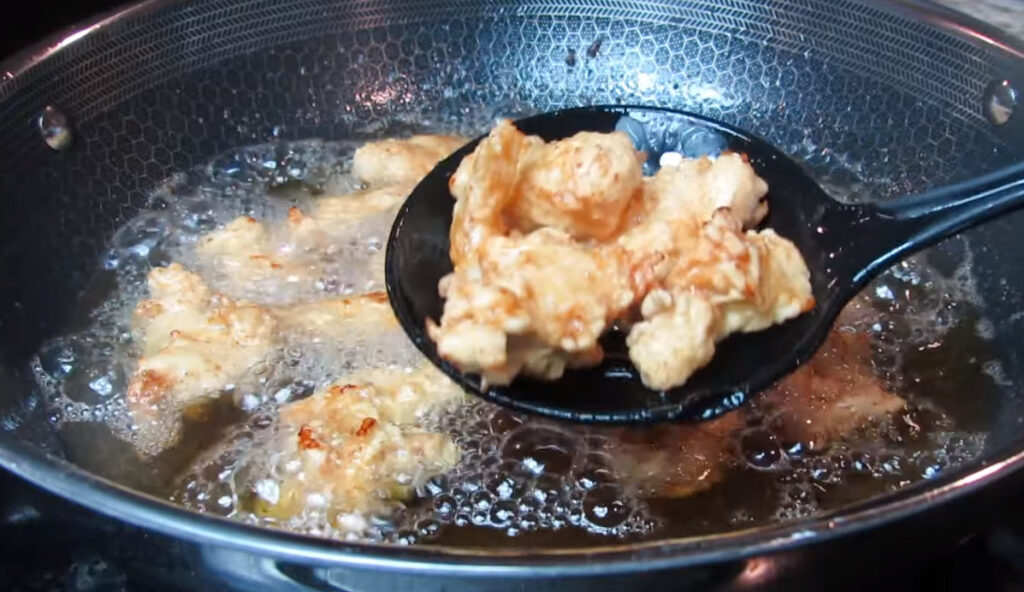 Chinese Coconut Chicken Frying